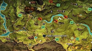Far Cry Primal - Korzystanie z mapy