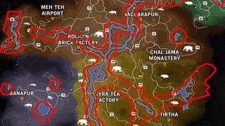 Układ mapy w Far Cry Primal przypomina Far Cry 4