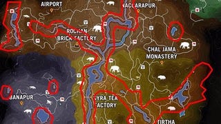 Układ mapy w Far Cry Primal przypomina Far Cry 4