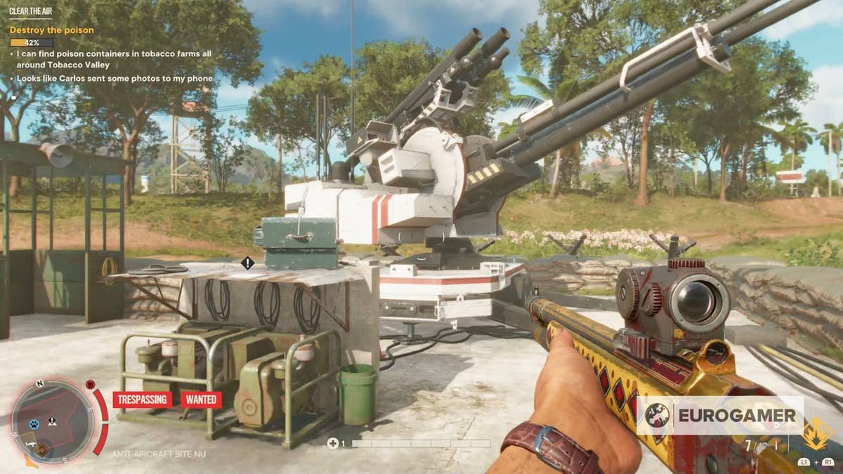 Far Cry 6 anti aircraft guns: How to destroy anti aircraft guns
