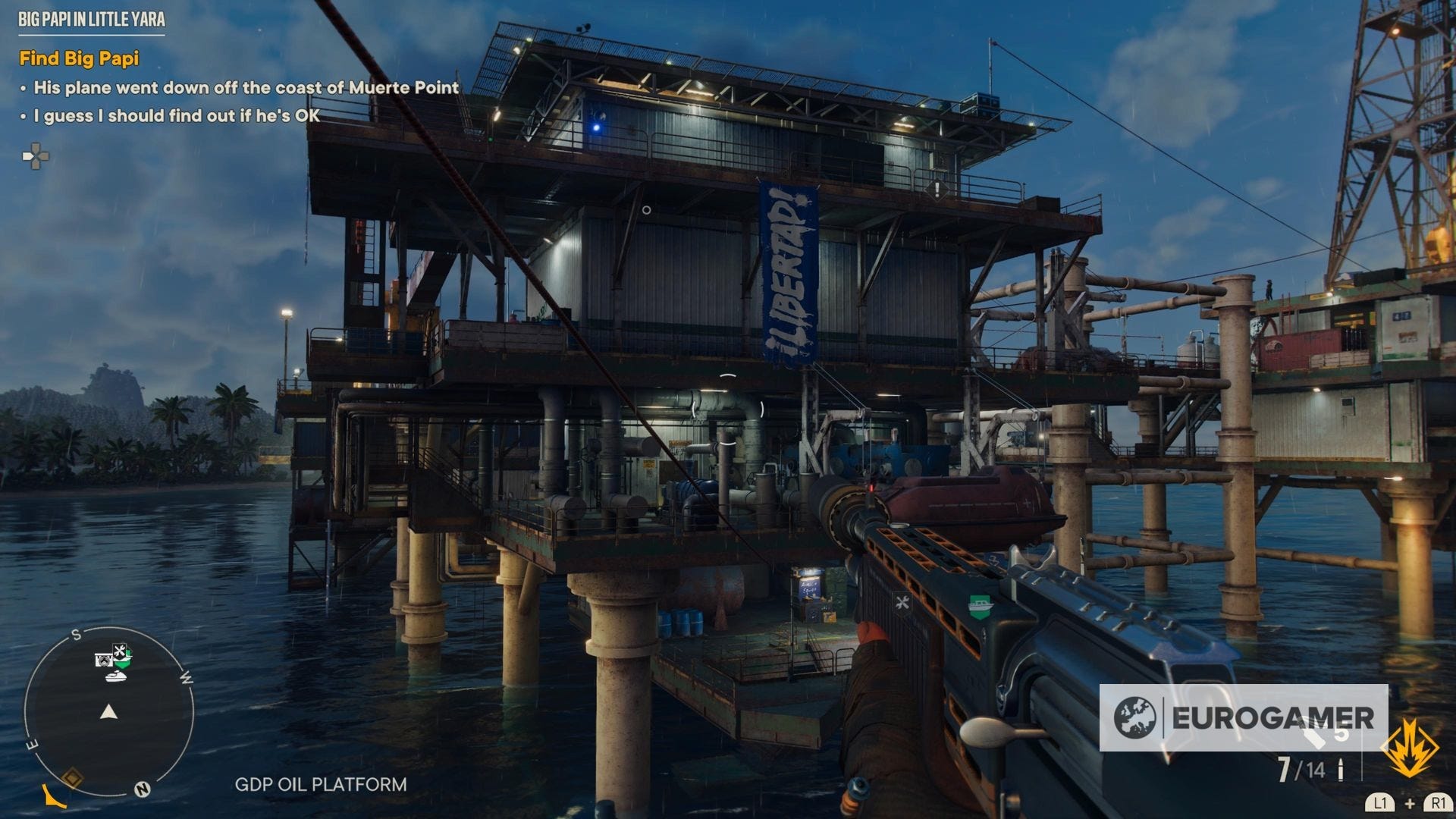 Far Cry 6 Gdp Oil Platform Crate Far Cry 6 GDP Oil Platform location and how to get oil platform gun