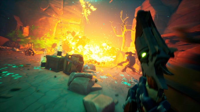Recovering Helldivers 2 players should check out the cowboy robot gunplay of Far Far West, which has a demo