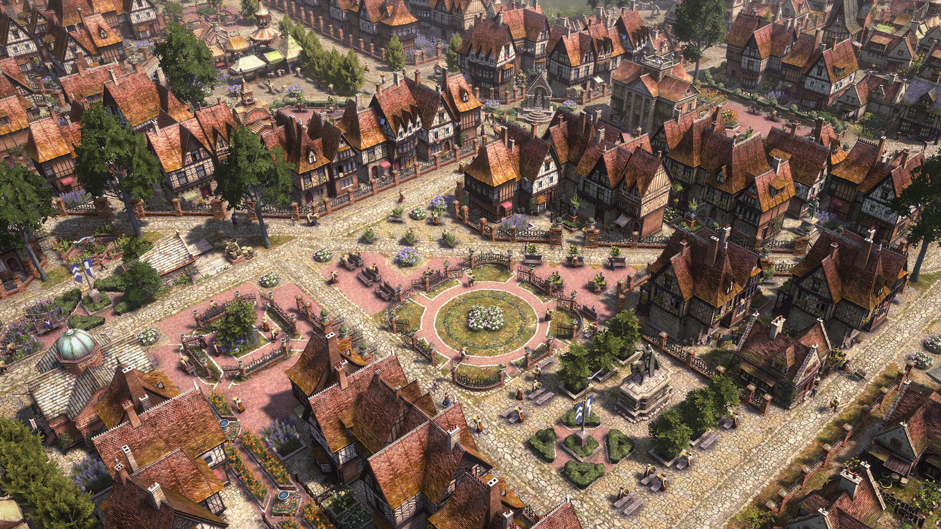 A birds-eye presumption of a medieval metropolis successful Farthest Frontier.