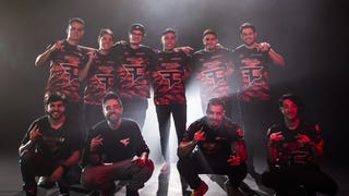 A team picture for Faze Clan's Rainbow 6 team
