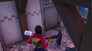 Fortnite: Fortbyte 60 - Accessible with the Sign Spinner Emote in the Happy Oink restaurant