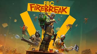 Artwork for FBC: Firebreak showing collage of three human characters posing with guns beneath game logo