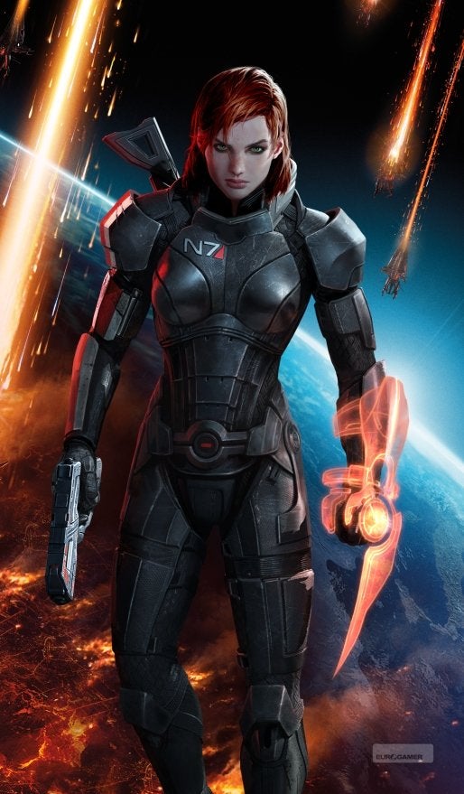 Mass Effect 3: Red head FemShep wins | Eurogamer.net