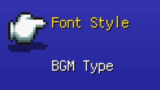 A big white hand points to Font Style in the updated Final Fantasy Pixel Remaster configuration menu