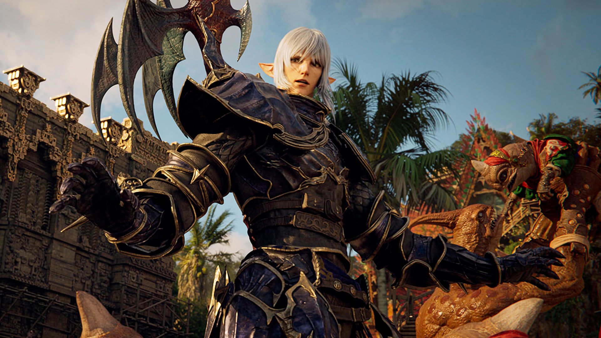 Estinien attempts to calm things down in the trailer for Final Fantasy 14 expansion Dawntrail - 1