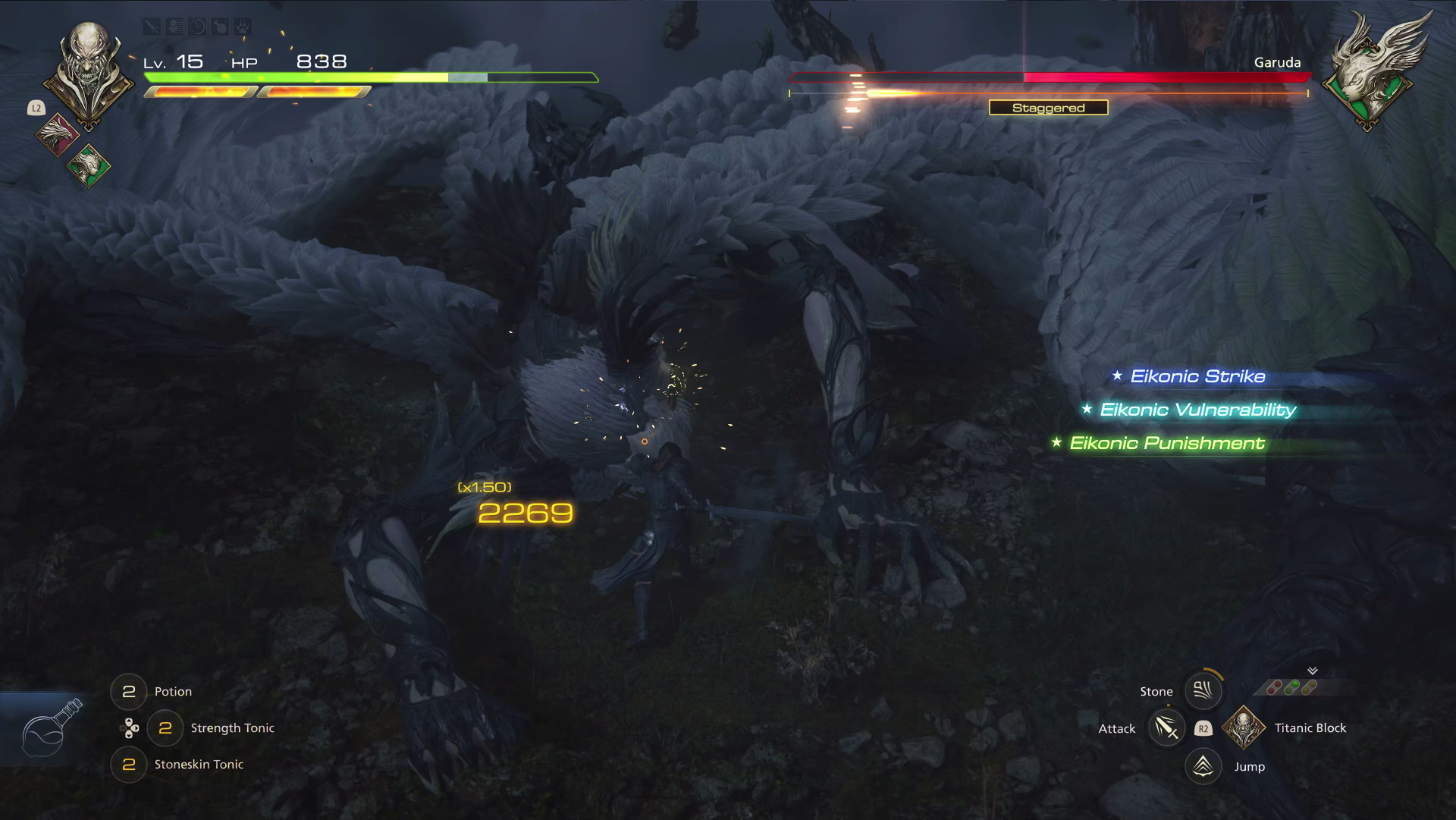 Clive vs Garuda in Final Fantasy 16