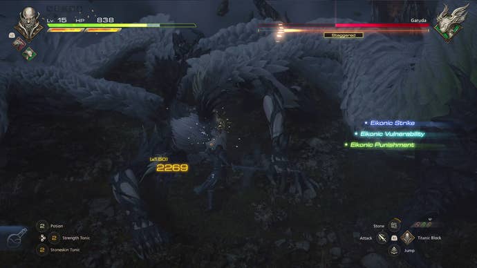 Clive vs Garuda in Final Fantasy 16