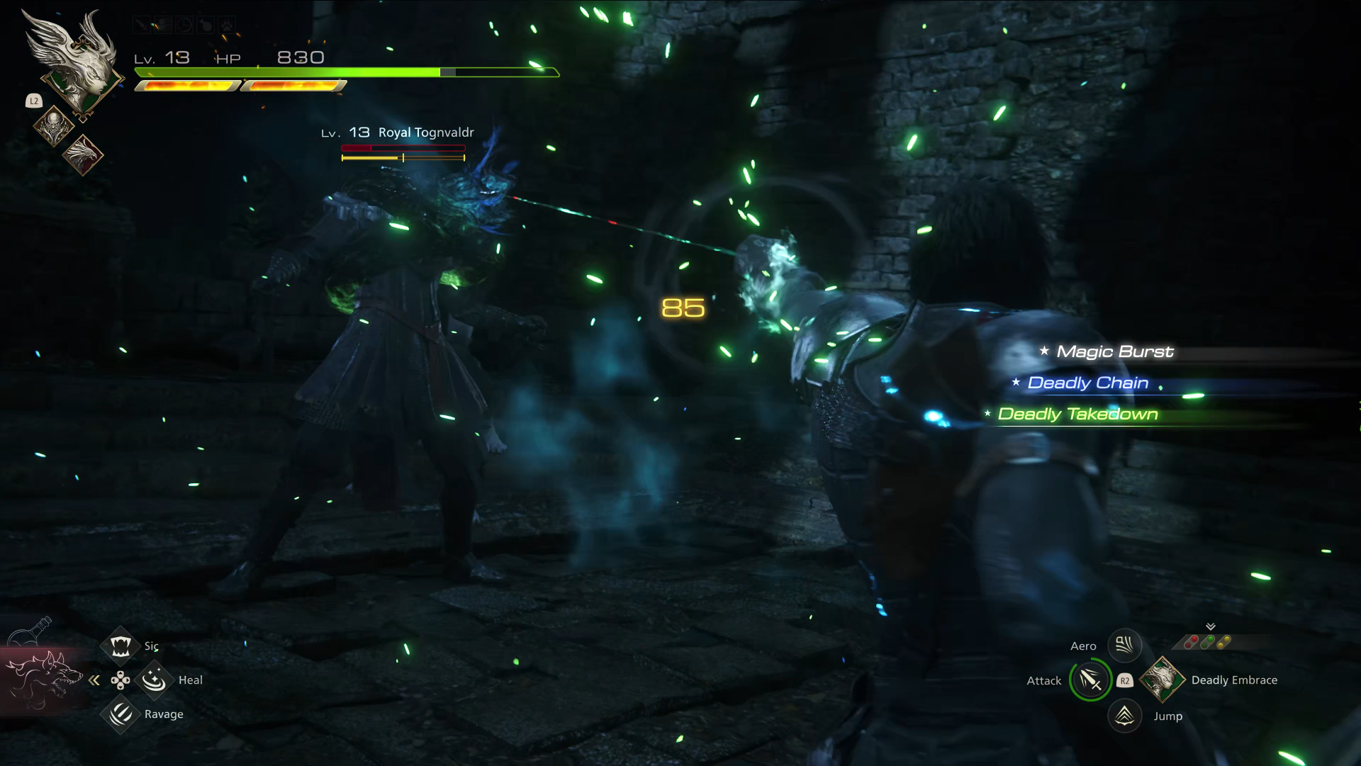 Clive grapple move in Final Fantasy 16