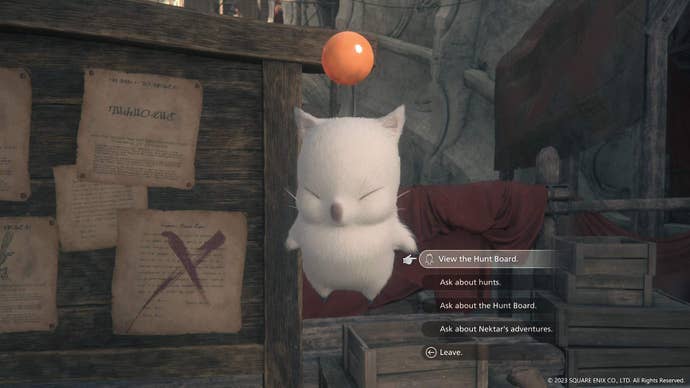 A moogle in Final Fantasy 16