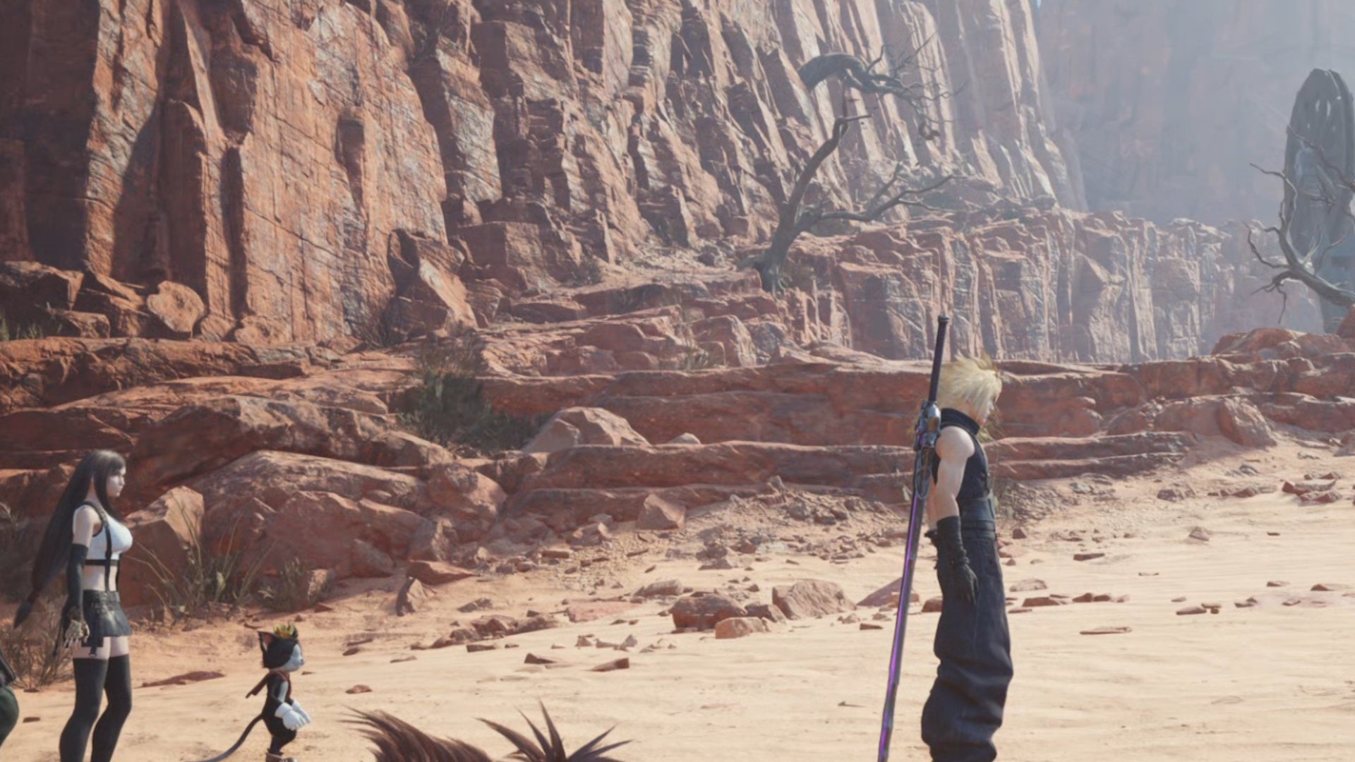 ff7 rebirth absence of a sign cosmo canyon airstrip path to final location