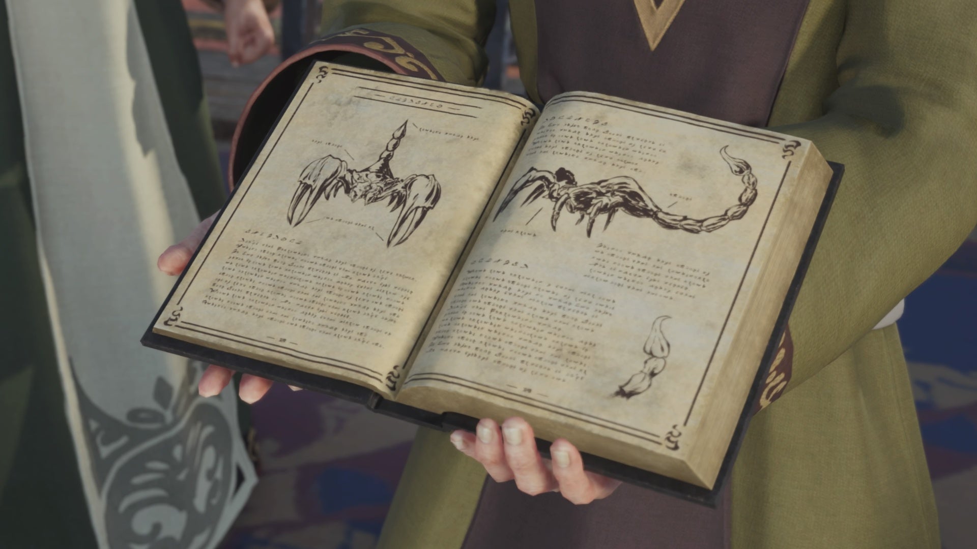 ff7 rebirth absence of a sign ill omen fiend drawing in book