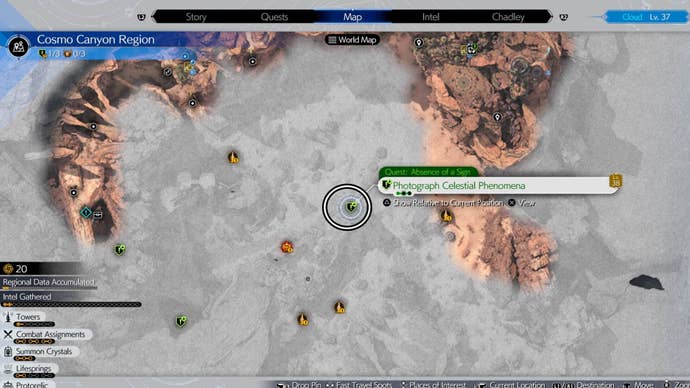 ff7 rebirth absence of a sign photo one map location