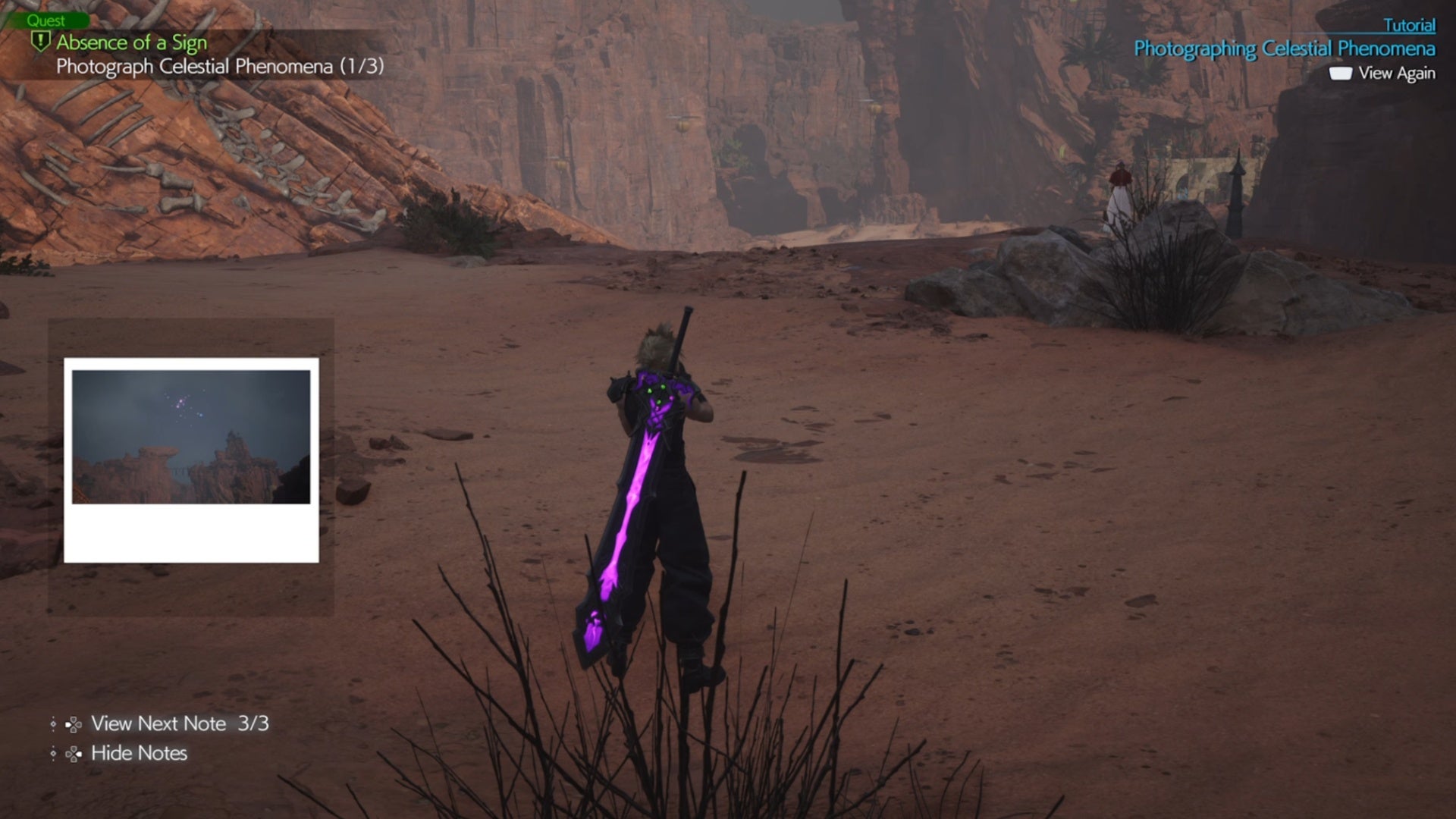 ff7 rebirth absence of a sign photograph two standing location for cloud