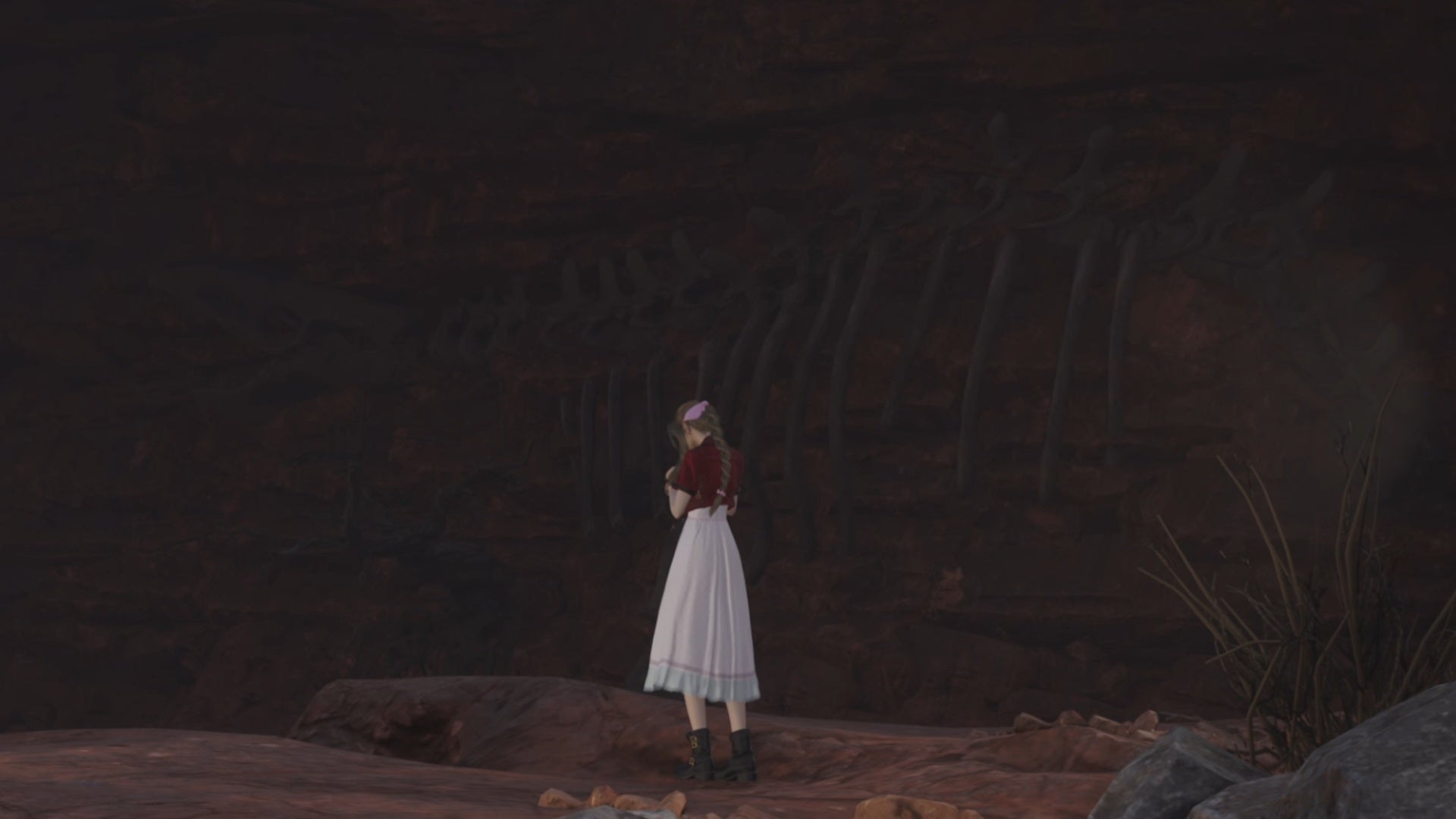 ff7 rebirth absence of a sign sneaking a photo of aerith