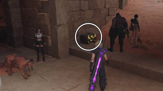 ff7 rebirth ancient baths chest location one