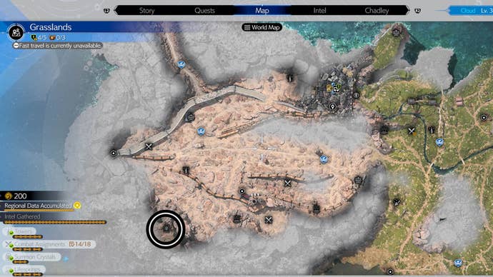 ff7 rebirth grassland summon crystal map location part three