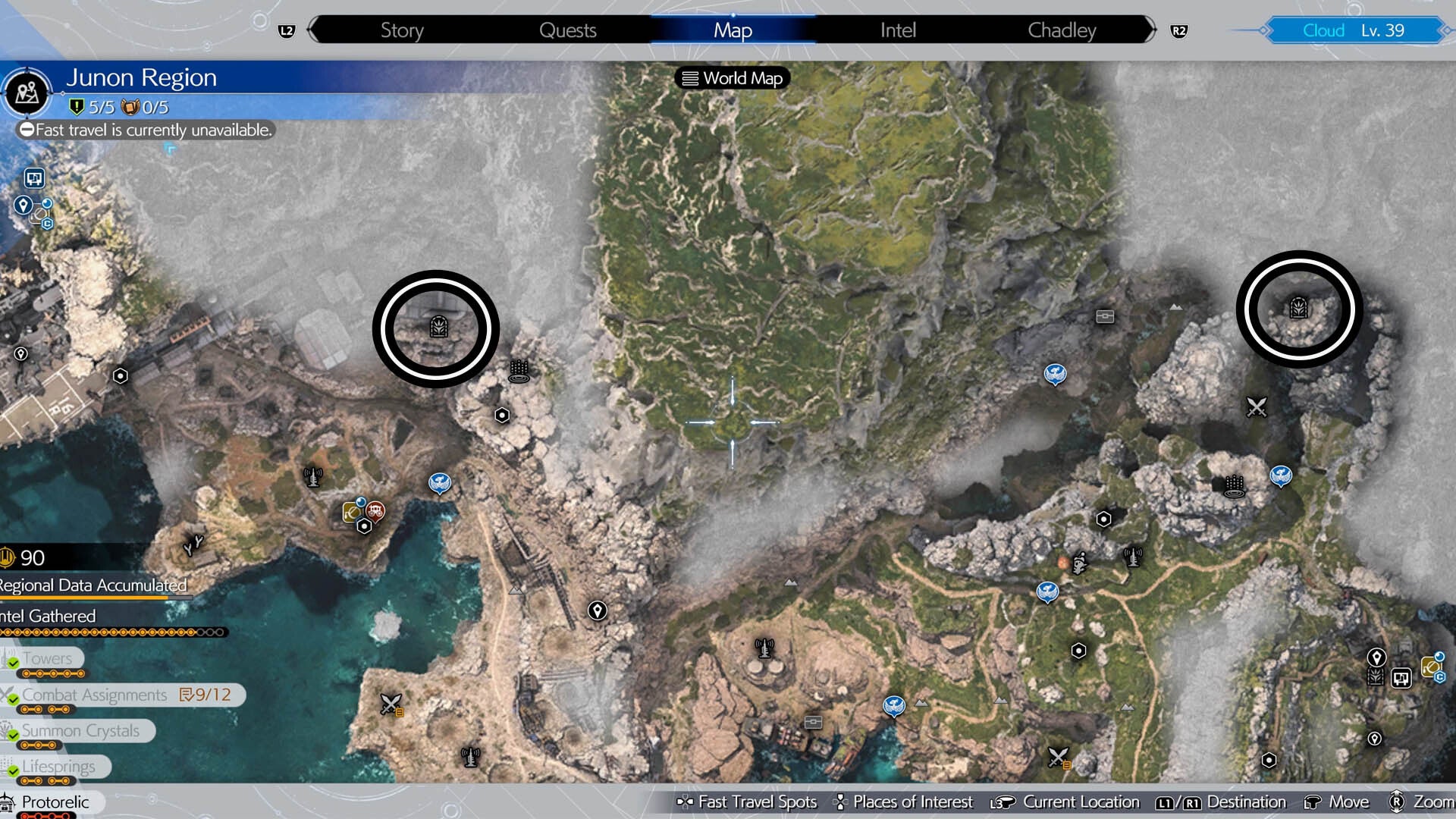 ff7 rebirth junon summon crystal map locations part one