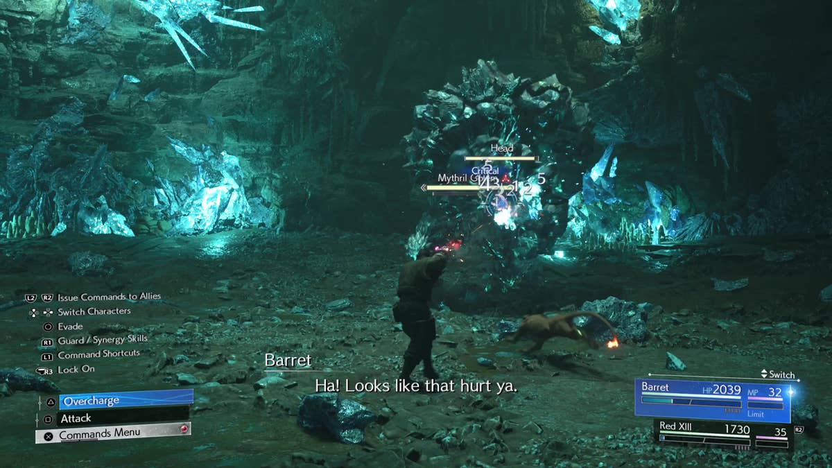 Final Fantasy 7 Rebirth Mythril Golem boss strategy | Eurogamer.net