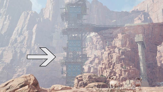ff7 rebirth ruins elevator in cosmo canyon