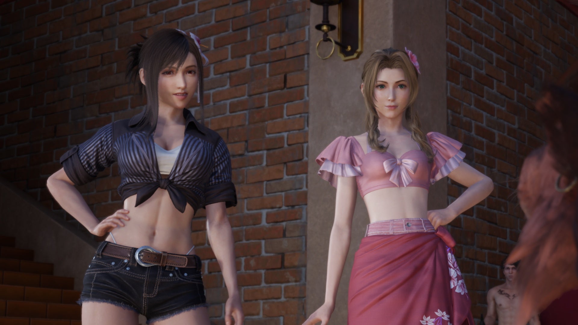 ff7 rebirth tifa and aerith costa del sol swimming outfits