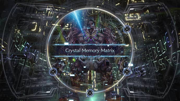 A mini-game at the first Titan Sanctuary in FF7 Rebirth. Players have to memorise a sequence of button commands to complete it.