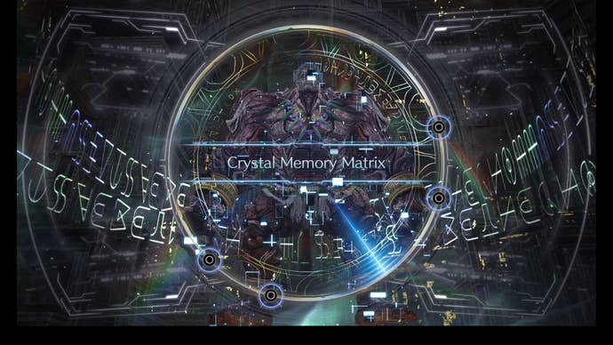 A mini-game at the second Titan Sanctuary in FF7 Rebirth. Players have to memorise a sequence of button commands to complete it.