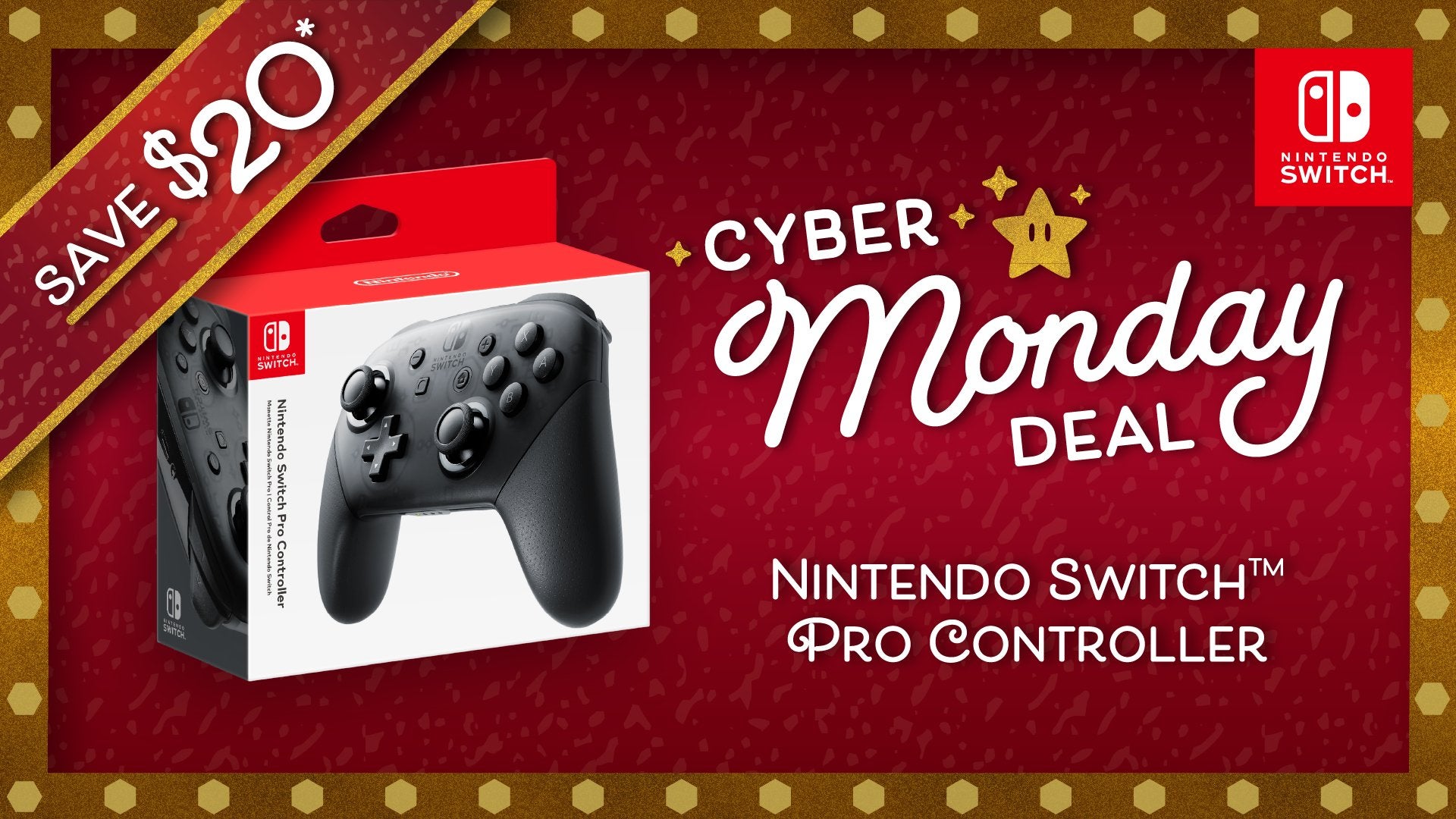 Nintendo switch pro on sale controller cyber monday