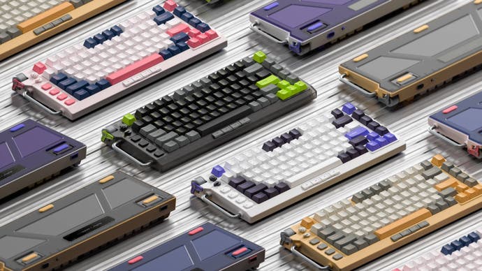 nuphy field75 mechanical keyboard designs in various colours
