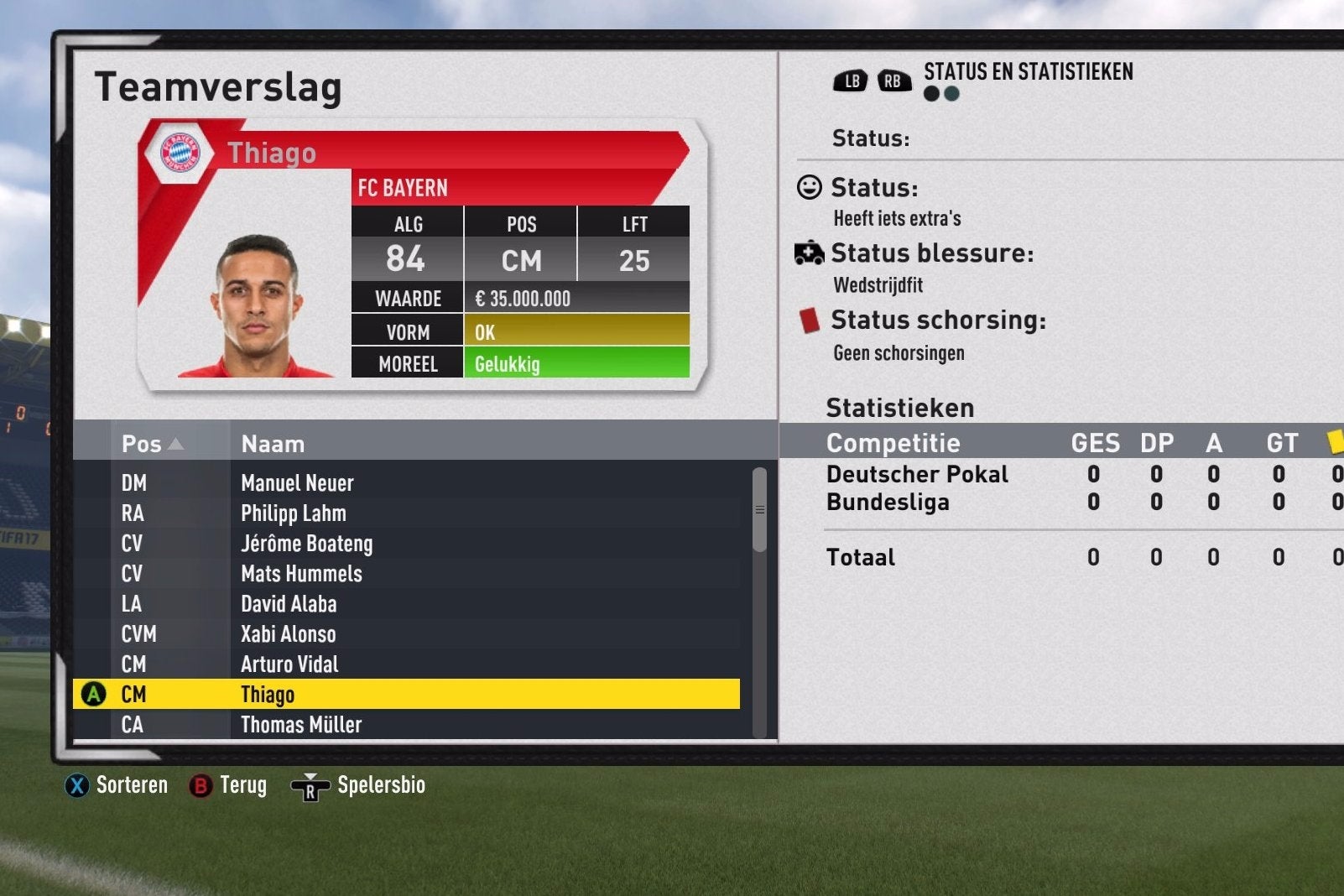 FIFA 17 Career Mode - Vorm en moreel verhogen