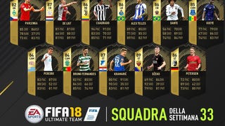 FIFA 18 Ultimate Team (FUT 18) - annunciata la Squadra della Settimana 33 o Team of The Week 33