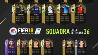 FIFA 18 Ultimate Team (FUT 18) - annunciata la Squadra della Settimana 36 o Team of The Week 36