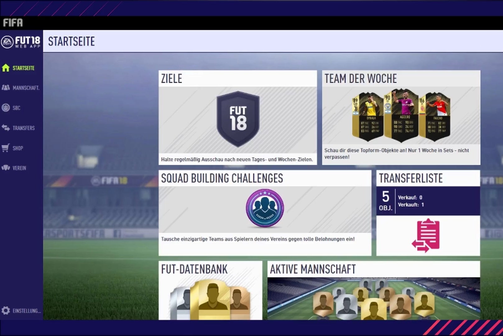 FIFA 18 Web App - Alles wat je moet weten