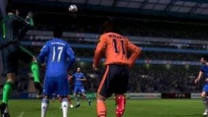 FIFA 10 screens show balls, men running, balls being kicked