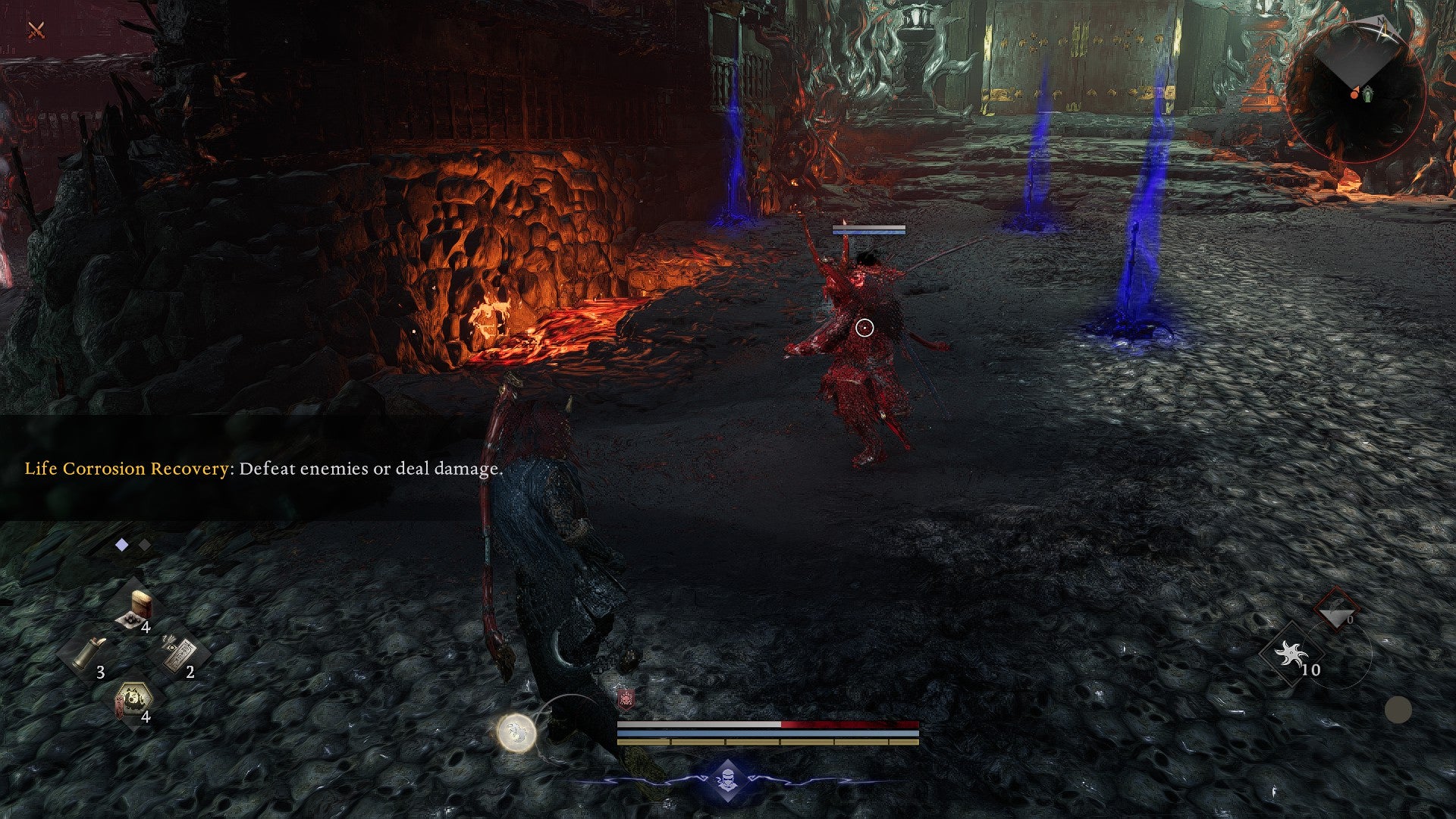 Fighting a Revenant in Nioh 3. - 5