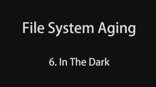 File System Aging 6 – In The Dark