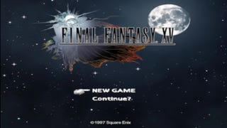 Final Fantasy 15 reimagined as a PS1 game is awesome