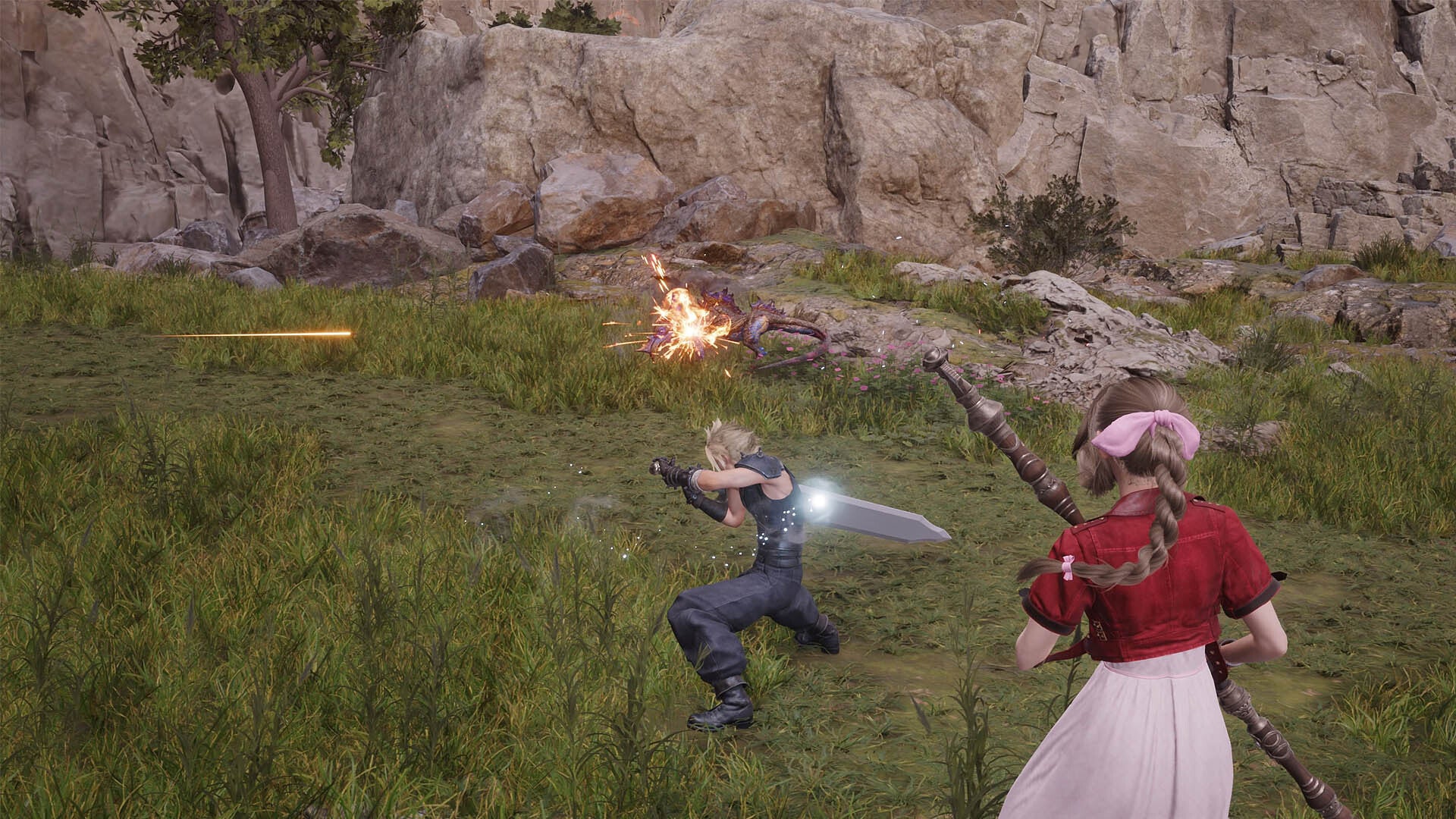 final fantasy 7 rebirth aerith and cloud bodyguard synergy skill