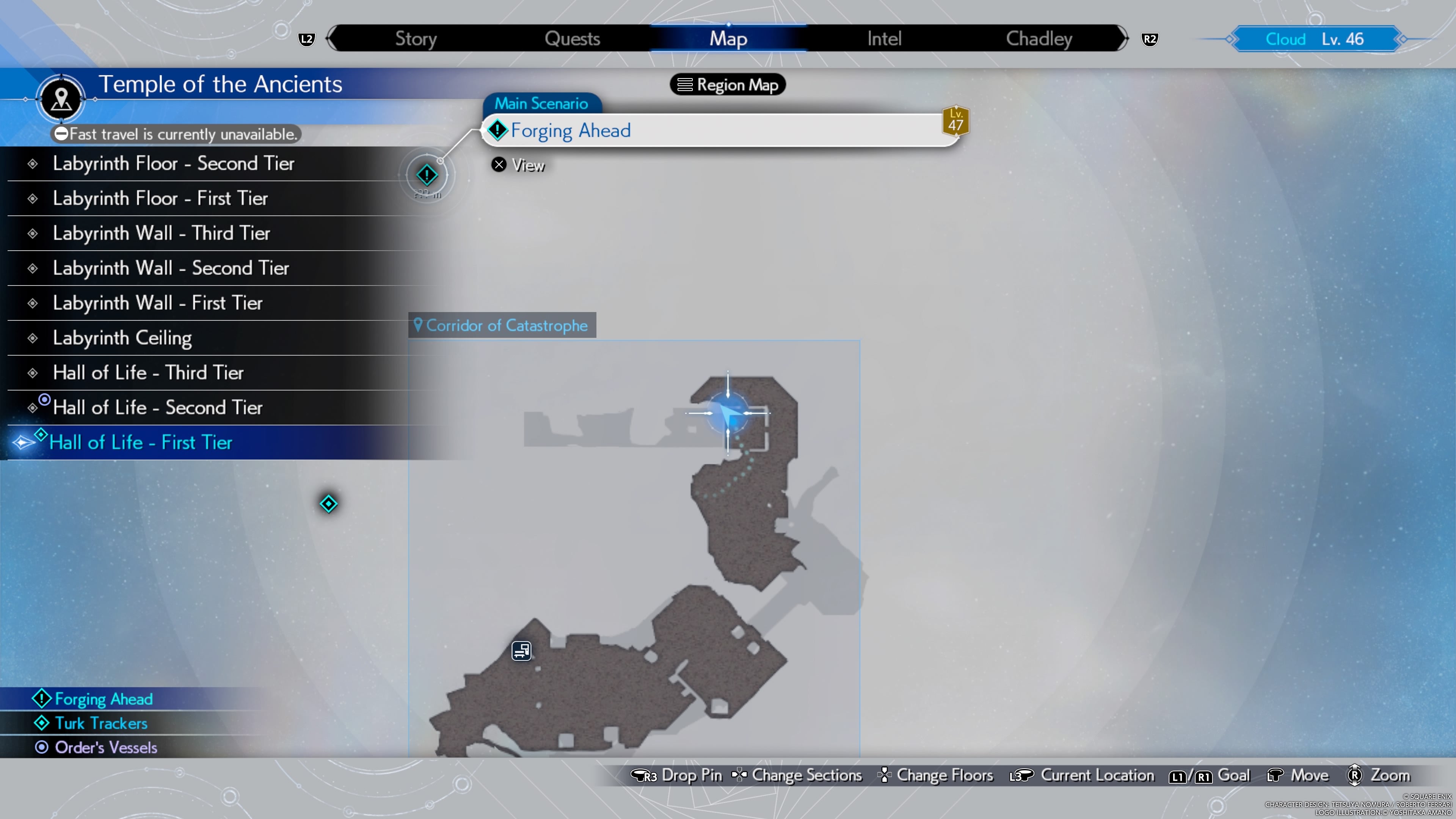 Map showing the location of Barret&rsquo;s Battle Cry weapon in Final Fantasy 7 Rebirth.