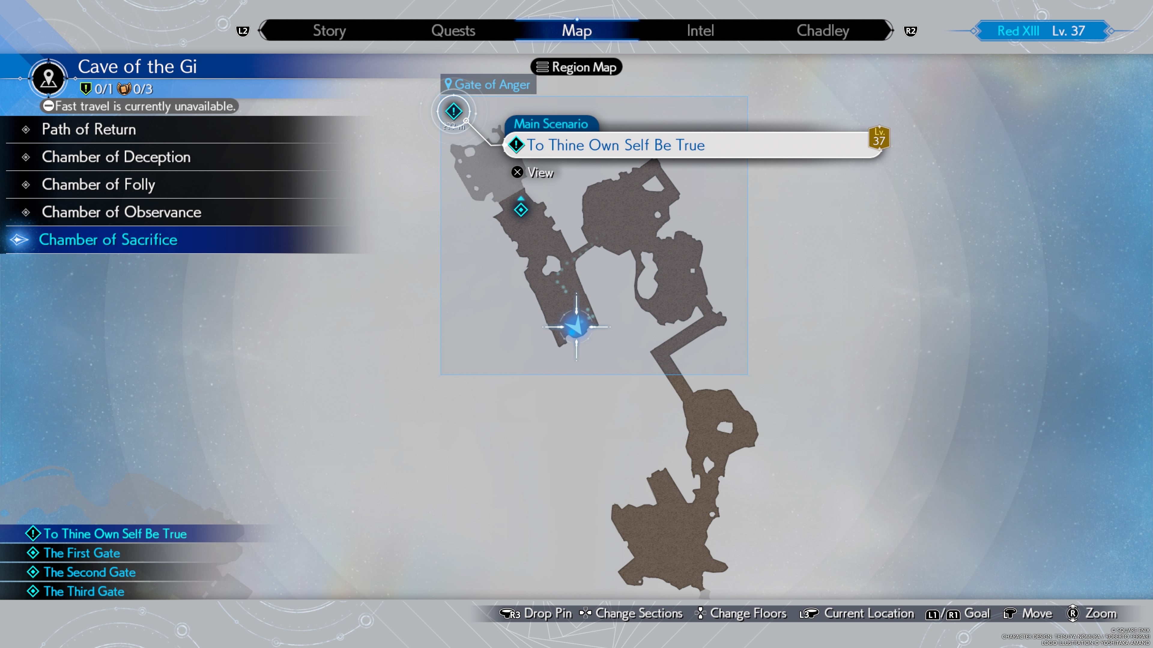 Map showing the location of Barret&rsquo;s Calamitous Bazooka weapon in Final Fantasy 7 Rebirth.