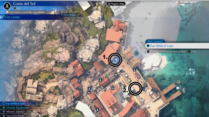 final fantasy 7 rebirth costa del sol blue wheelies map locations