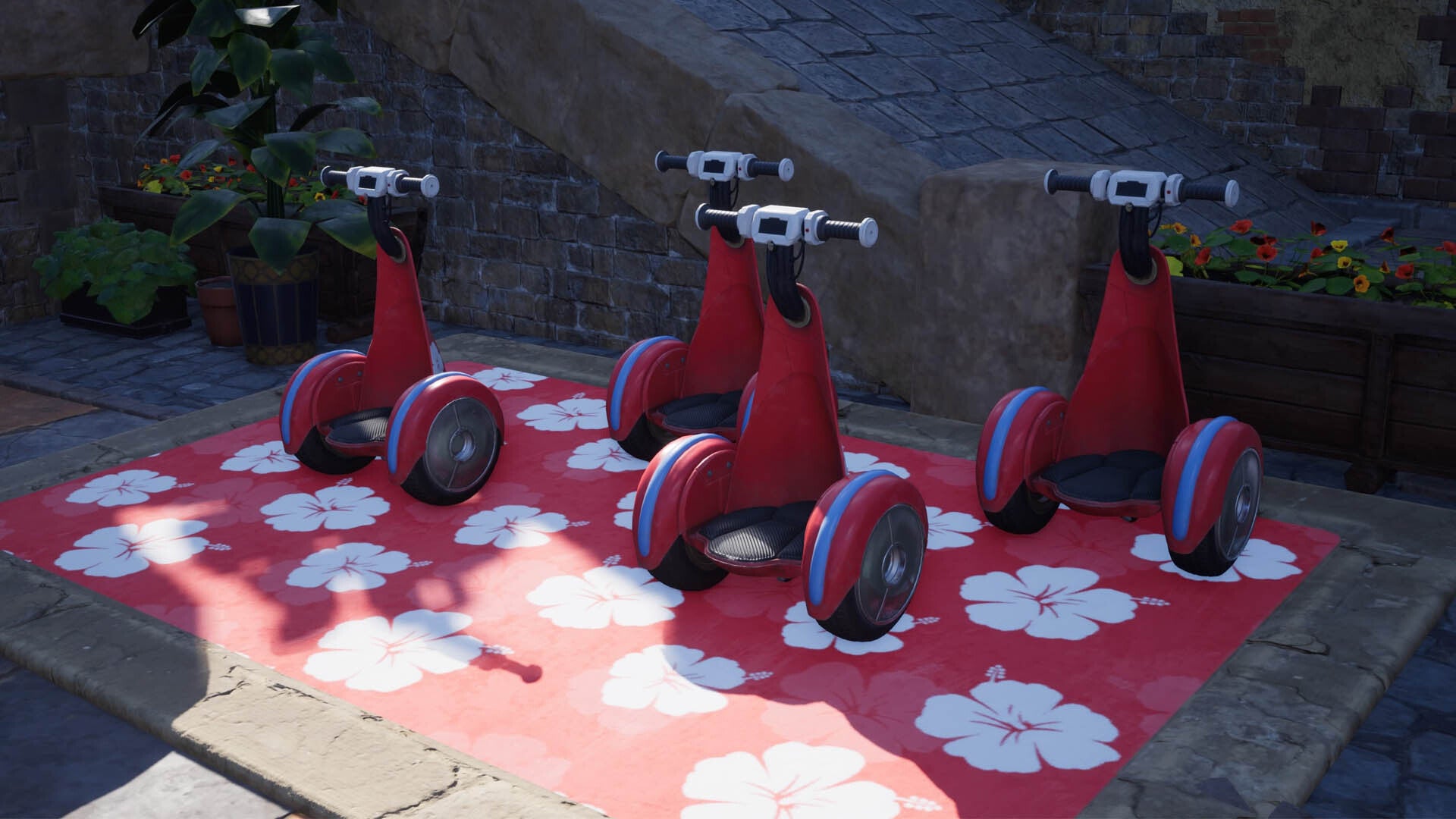 final fantasy 7 rebirth costa del sol red wheelie parking lot