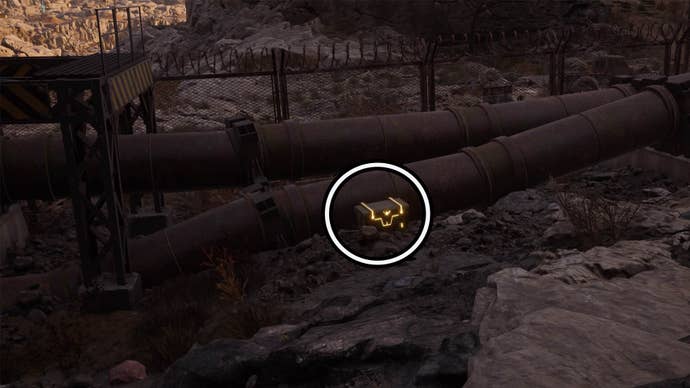 final fantasy 7 rebirth desolate worksite cache chest two