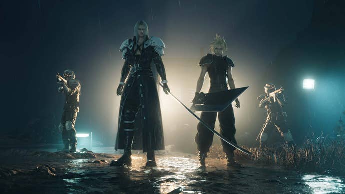 Cloud and Sephiroth in Final Fantasy VII Rebirth