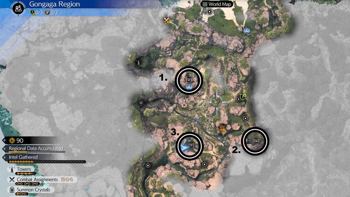 final fantasy 7 rebirth gongaga mushroom fishing watchman cache map locations