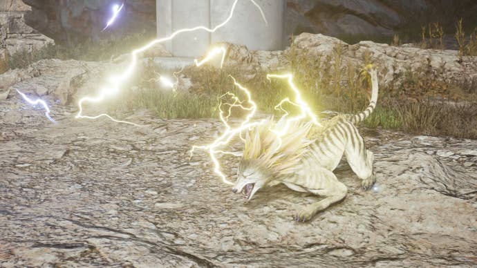 final fantasy 7 rebirth voltaic canine thunderclaw fiend