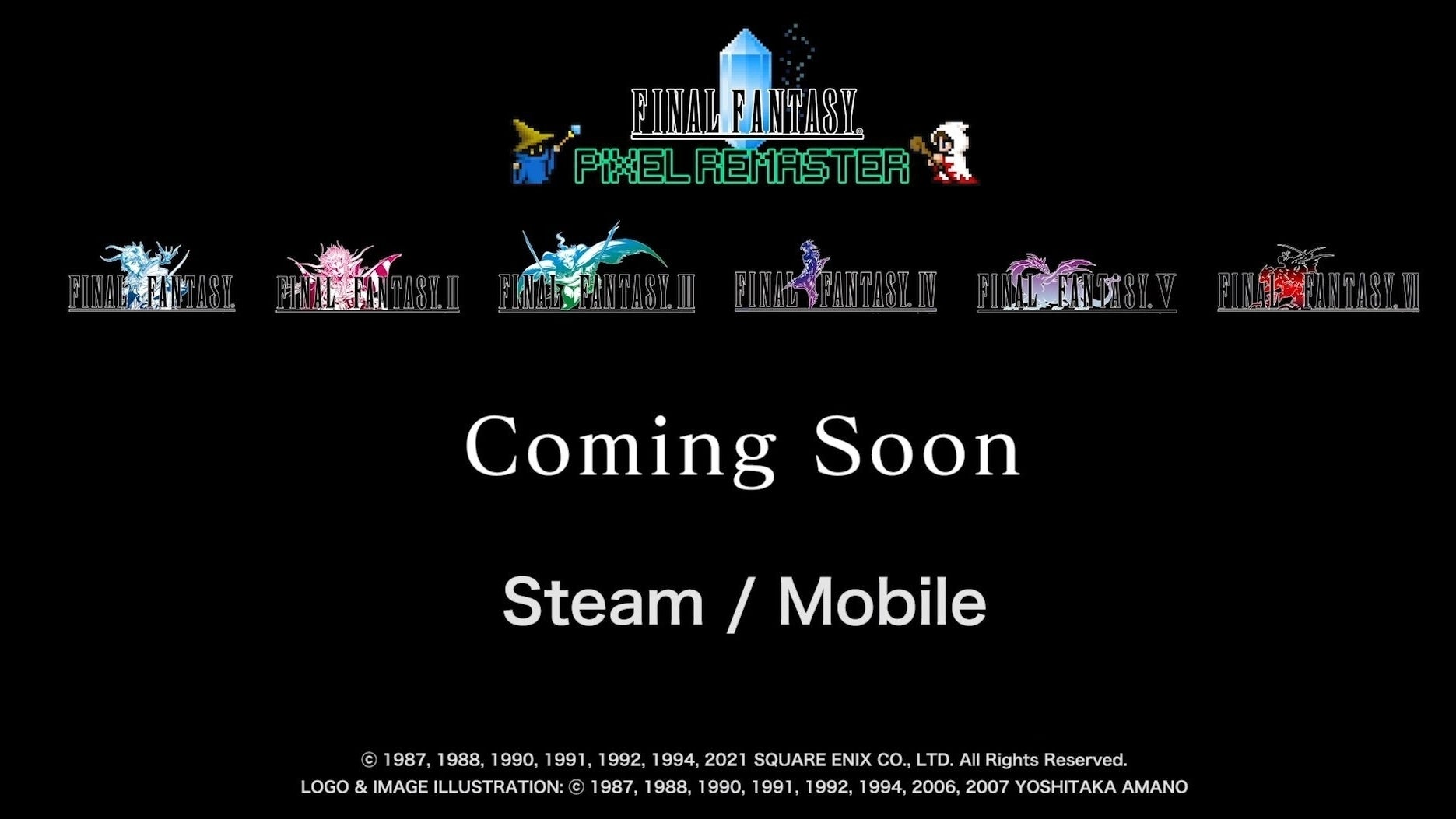 Final Fantasy Pixel Remaster aangekondigd